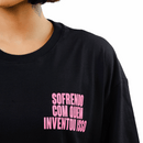 T-SHIRT SORRISO MAROTO 1997 - PRETO E ROSA