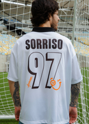 Sorriso as Antigas x Camisetas Jerseys Approve - Branca