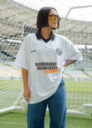 Sorriso as Antigas x Camisetas Jerseys Approve - Branca