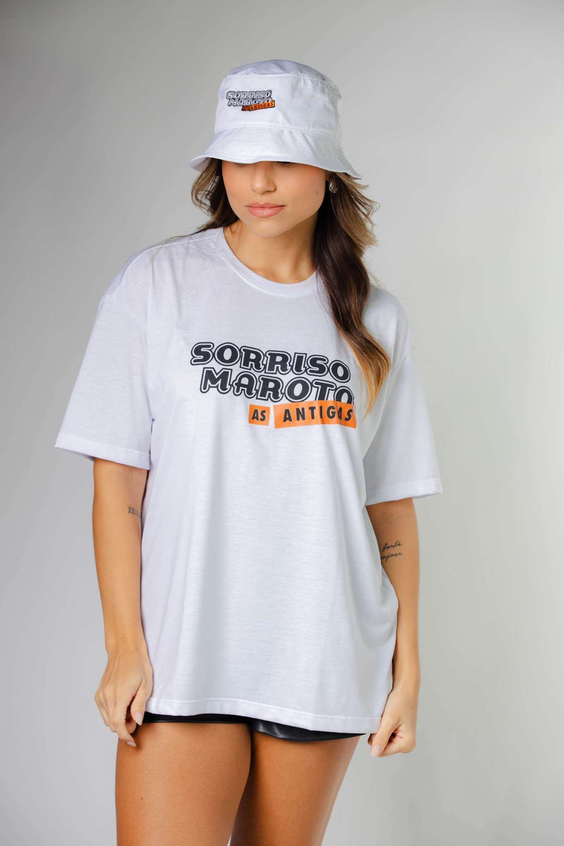 T-SHIRT SM AS ANTIGAS - BRANCA