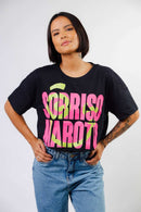 CROPPED SORRISO MAROTO - PRETO