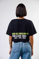 CROPPED SORRISO MAROTO - PRETO