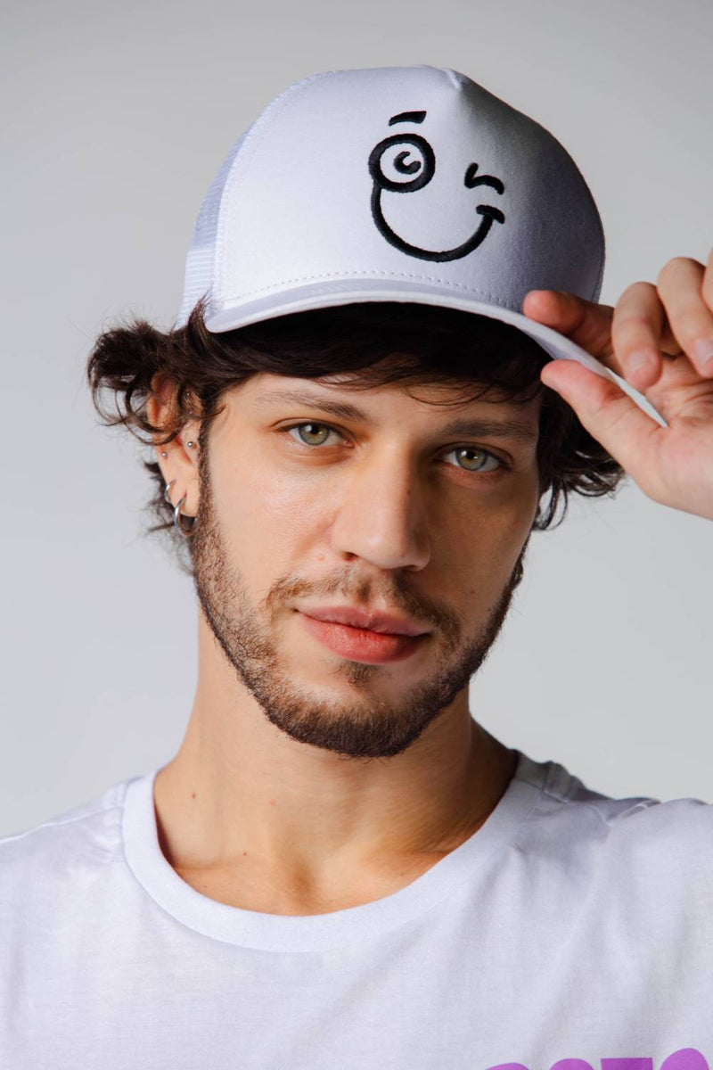 BONÉ TRUCKER AS ANTIGAS - BRANCO