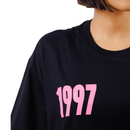 T-SHIRT SORRISO MAROTO 1997 - PRETO E ROSA