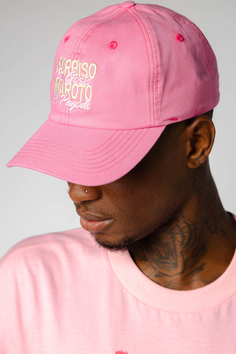BONÉ DAD HAT EU GOSTO NO PAGODE - ROSA