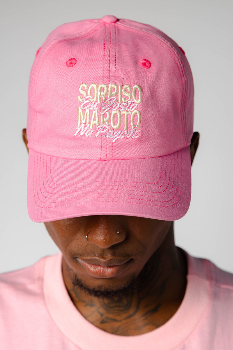 BONÉ DAD HAT EU GOSTO NO PAGODE - ROSA