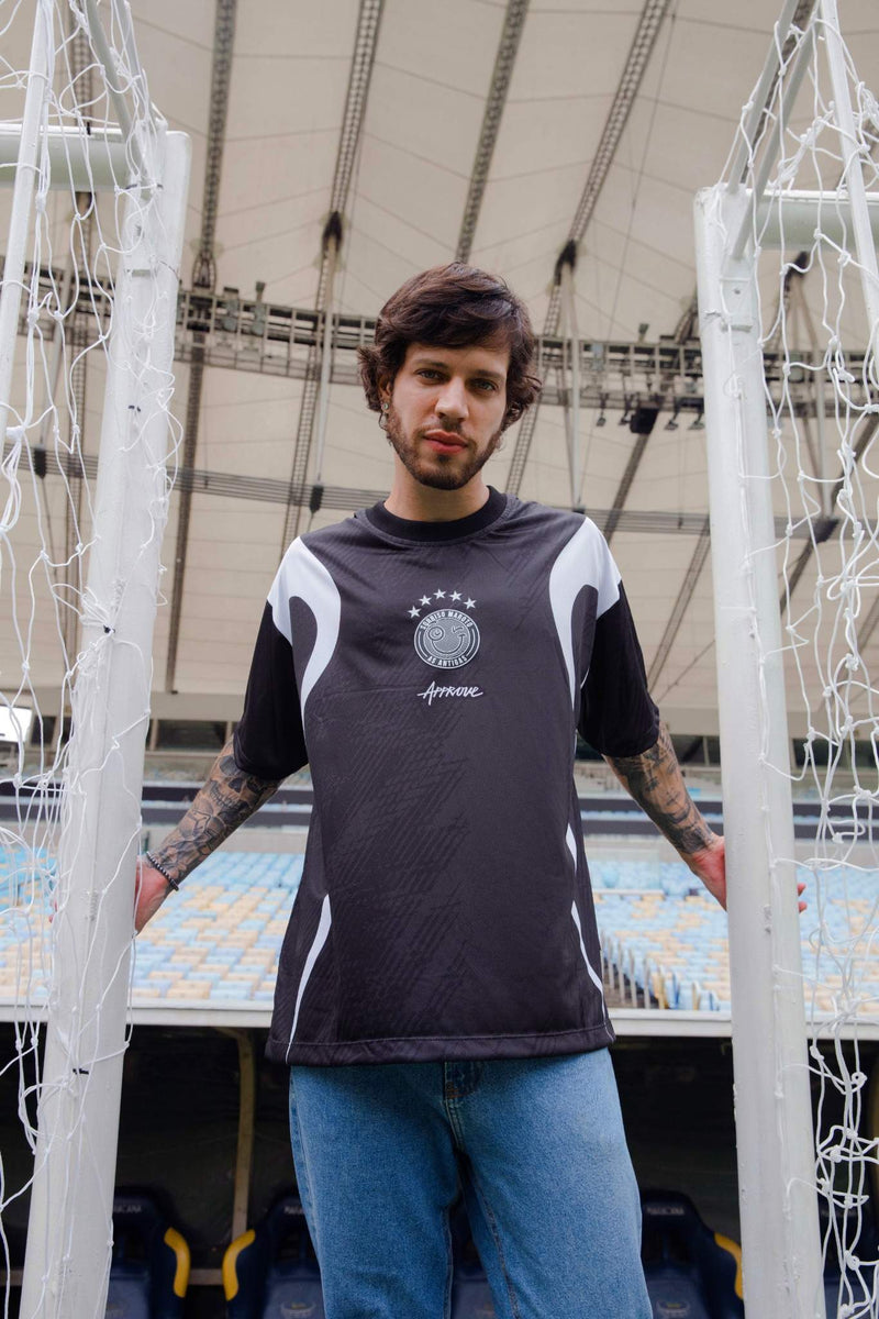 JERSEY SORRISO X APPROVE - PRETO E BRANCO