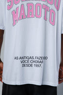T-SHIRT SORRISO FAZENDO VOCÊ CHORAR DESDE 1997 BRANCO