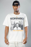 T-SHIRT SORRISO SM97 AS ANTIGAS BRANCO