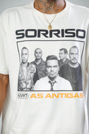 T-SHIRT SORRISO SM97 AS ANTIGAS BRANCO
