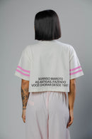 CROPPED FAZENDO VOCÊ CHORAR DESDE 1997 BRANCO