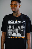 T-SHIRT SORRISO SM 97 AS ANTIGAS PRETO