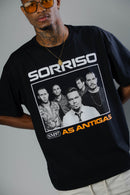 T-SHIRT SORRISO SM 97 AS ANTIGAS PRETO