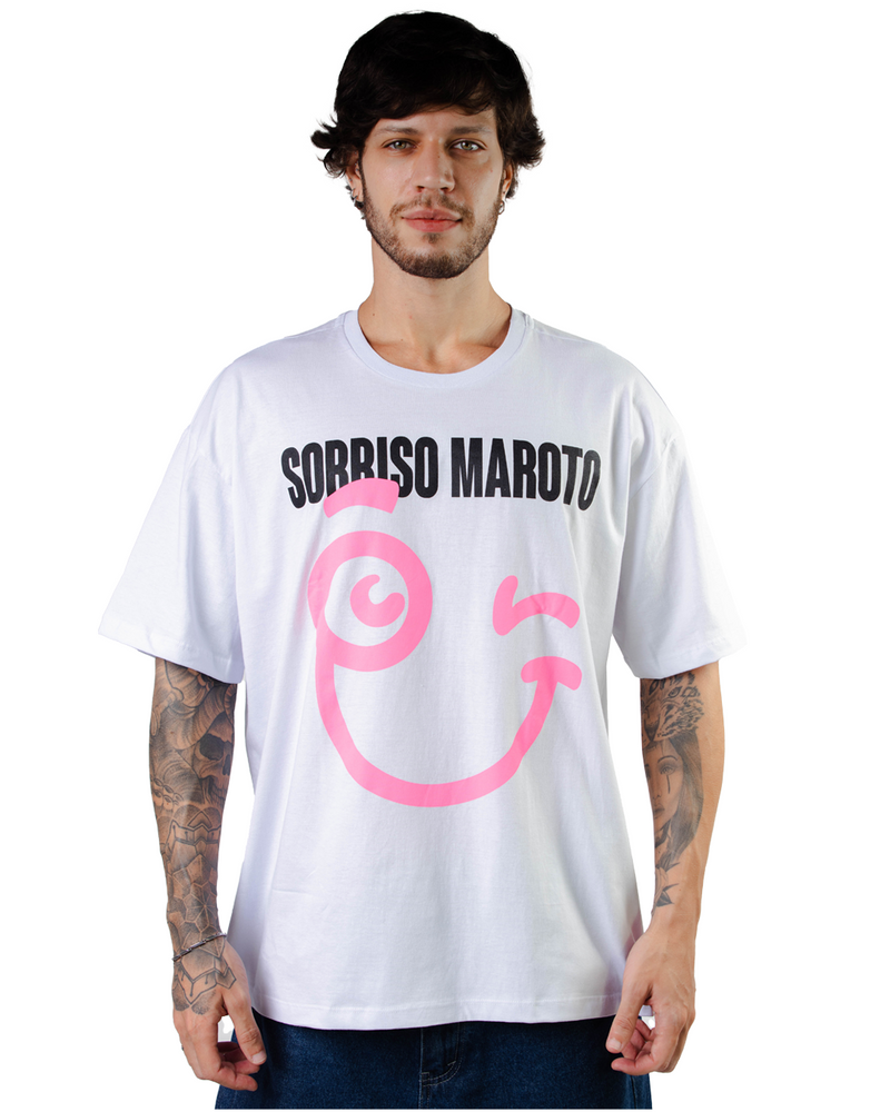 T-SHIRT SORRISO - BRANCO