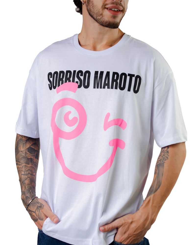 T-SHIRT SORRISO - BRANCO