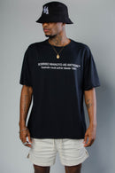 T-SHIRT QUEM AMA TEM QUE REPARAR - PRETA