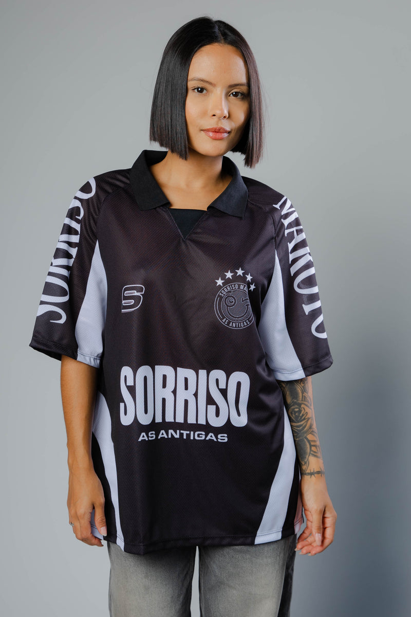 JERSEY AS ANTIGAS - PRETA