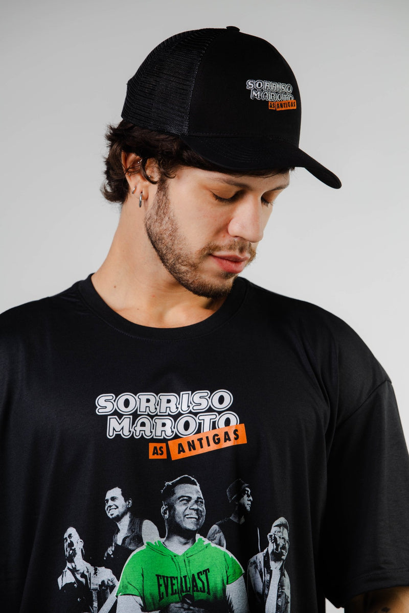BONÉ TRUCKER AS ANTIGAS - PRETO