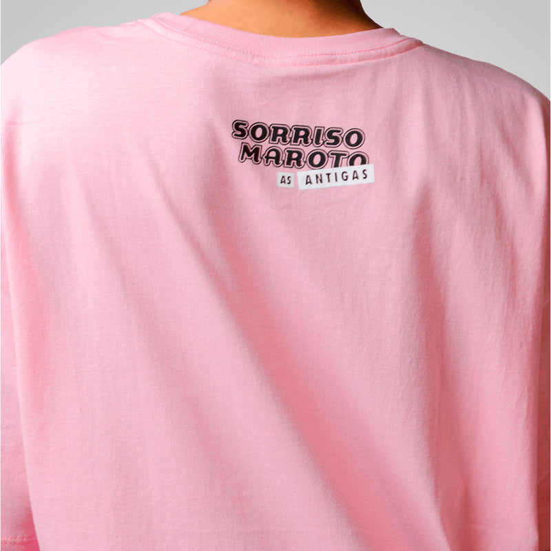 T-SHIRT AMOR É PRA SENTIR - ROSA