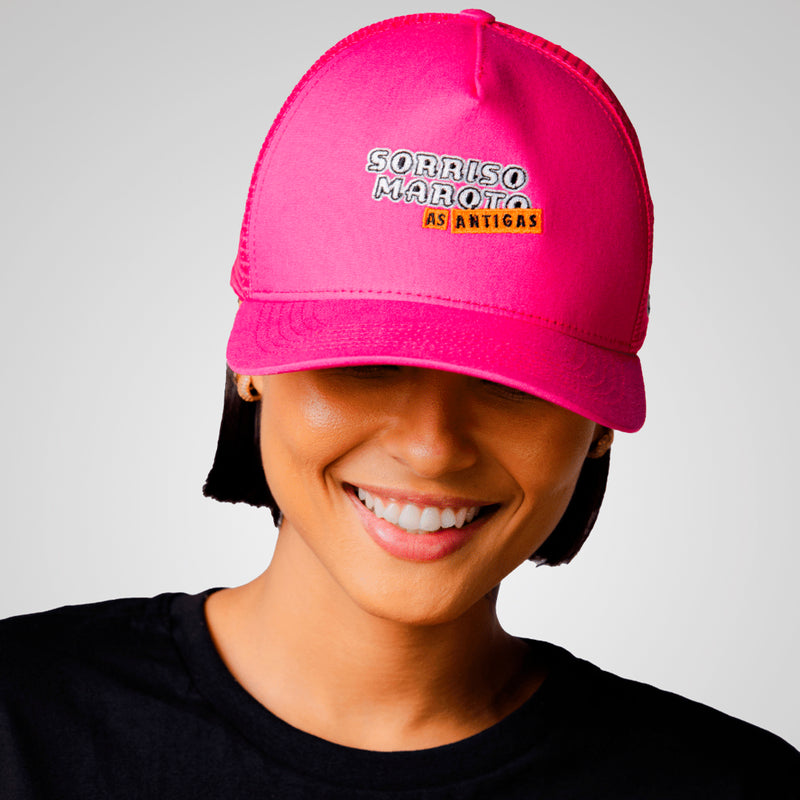 BONÉ TRUCKER SM AS ANTIGAS - ROSA